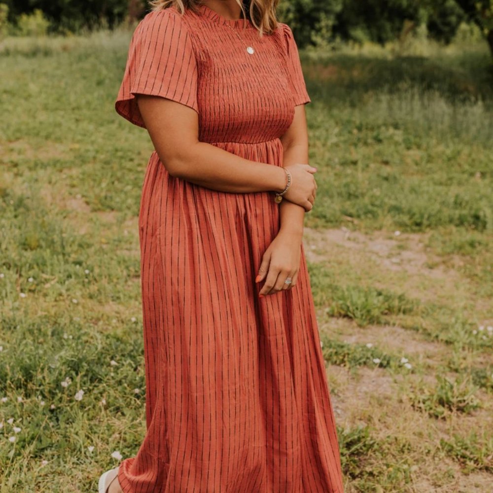 Roolee Havasu Detail Maxi Dress NWT